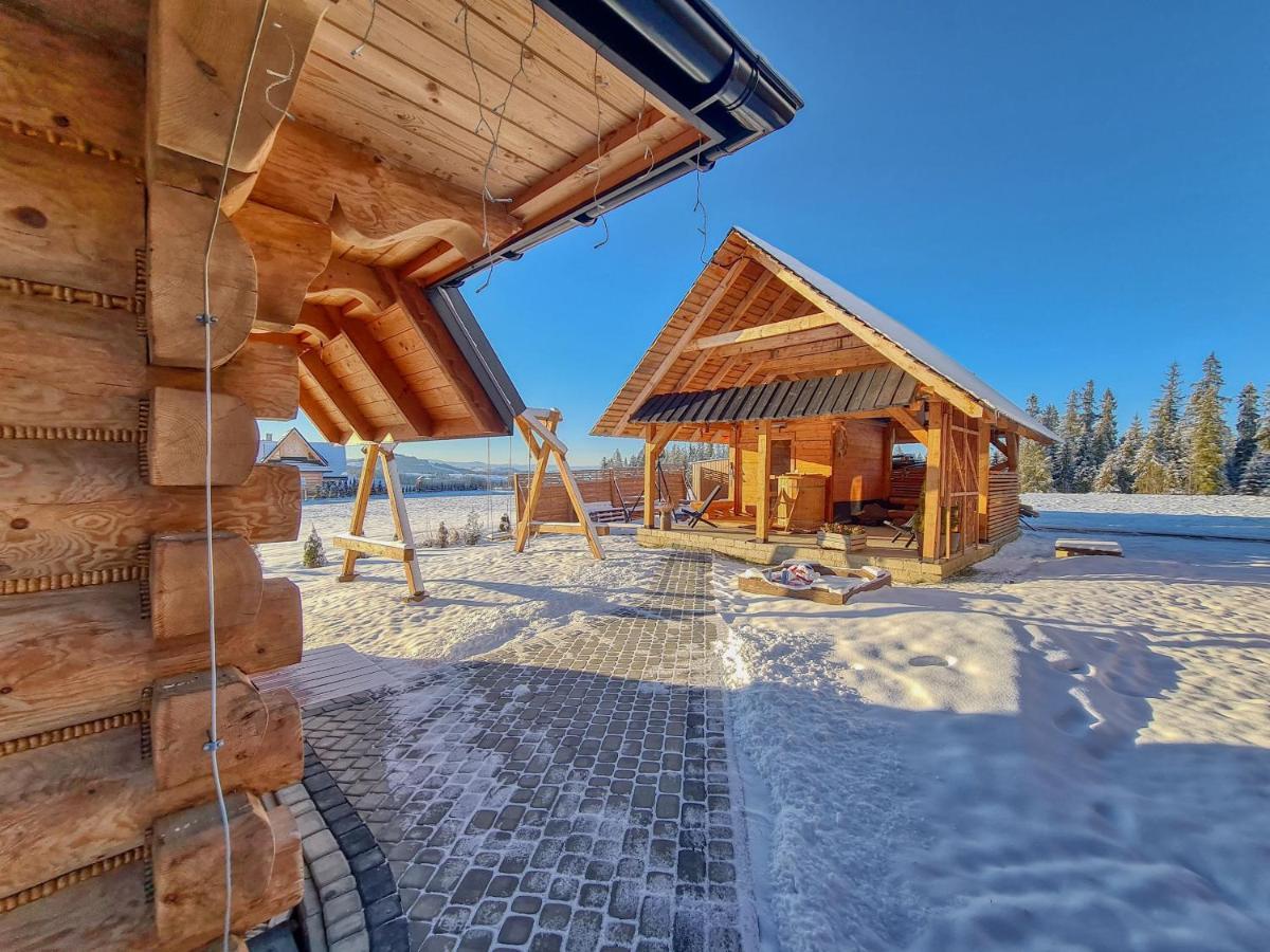 Domek W Zebie Z Jacuzii I Sauna W Cenie Zab Exterior foto