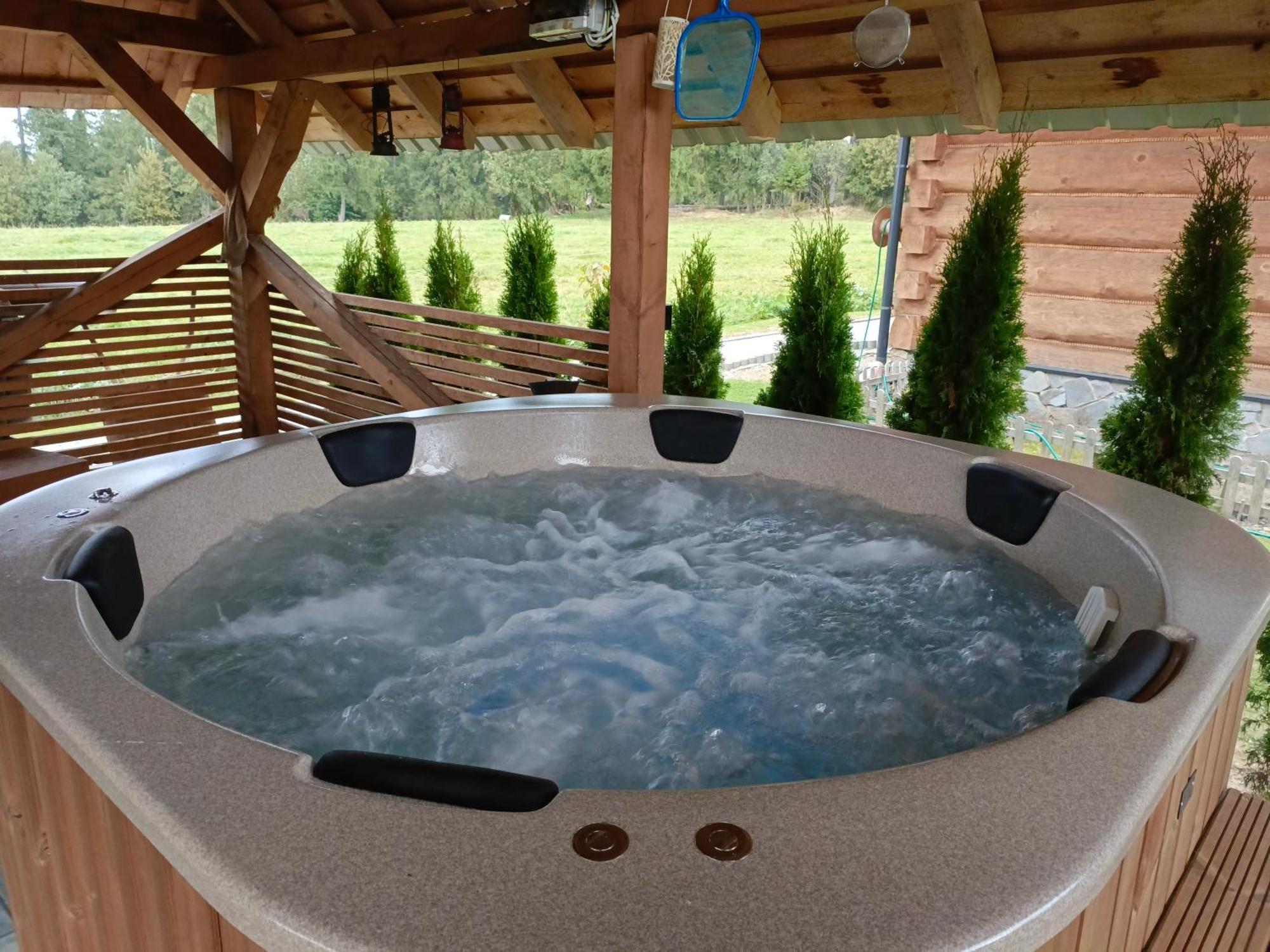Domek W Zebie Z Jacuzii I Sauna W Cenie Zab Exterior foto