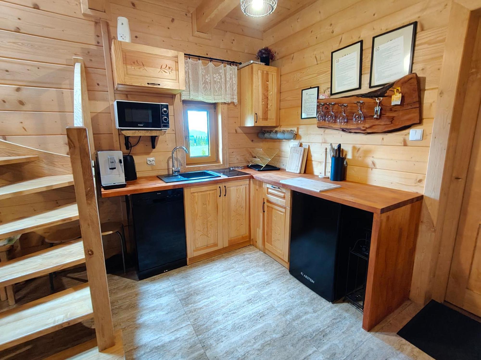 Domek W Zebie Z Jacuzii I Sauna W Cenie Zab Exterior foto